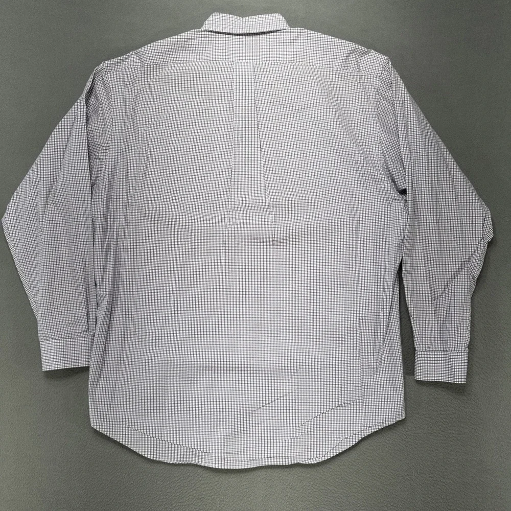 Ralph Lauren Blake Golf Shirt Mens Size Large Pink Gray‎ Button-Down Long Sleeve